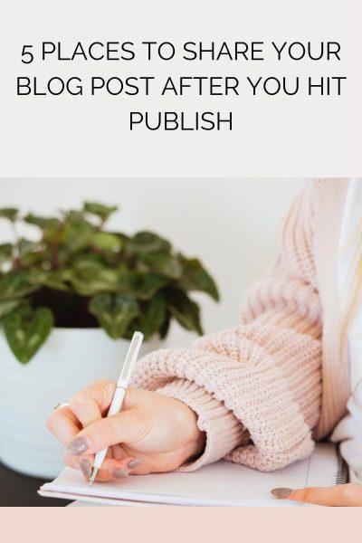 5 Places to share your blog post after you hit publish